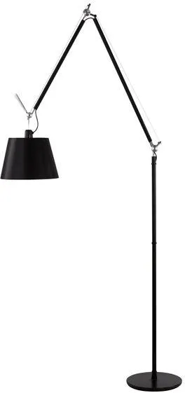 Artemide Tolomeo Mega Stehleuchte Schwarz 32 cm Schirm