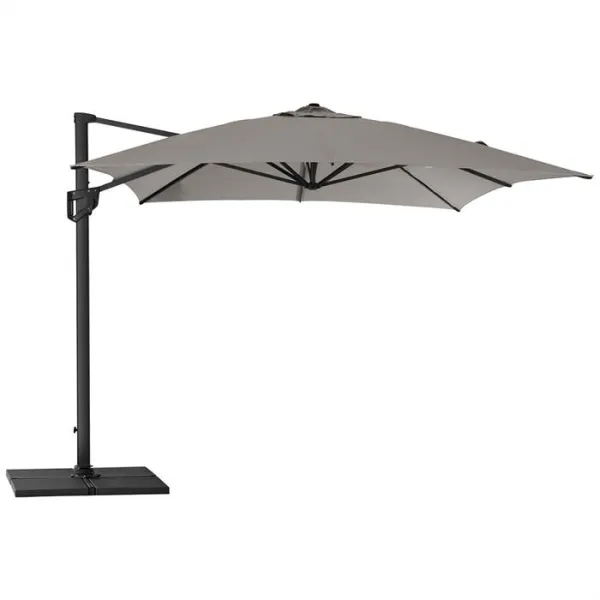 Cane-Line Hyde Luxe Sonnenschirm inkl. Fuß - 3x4 m.