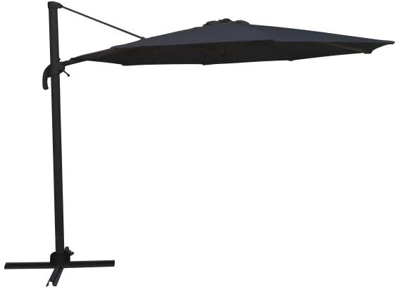 Roma Sonnenschirm 360-Grad-Drehung Marineblau 250cm