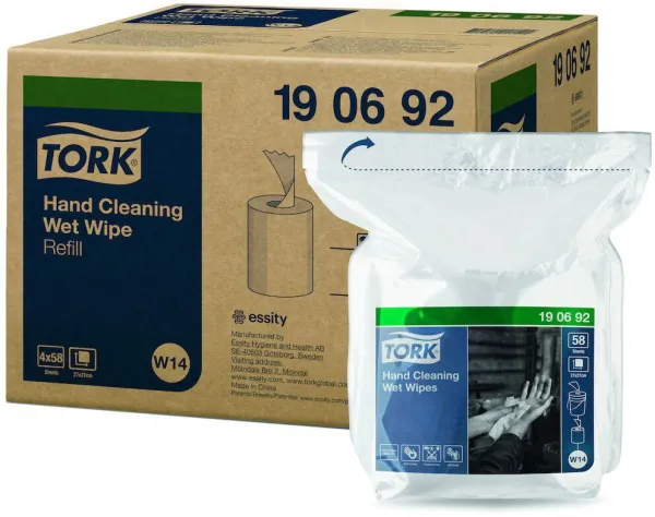 Tork Premium Wet Wipes Nachfüllung für Hände pk/58 Tücher
