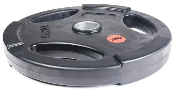 Nordic Fighter Eisen/Gummi Gewichtsscheiben Griff 10kg/50mm (1 Stk.)