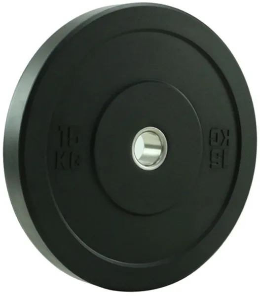 TITAN LIFE Bumper Plate Gewichtsscheibe 15kg 50mm Gummi